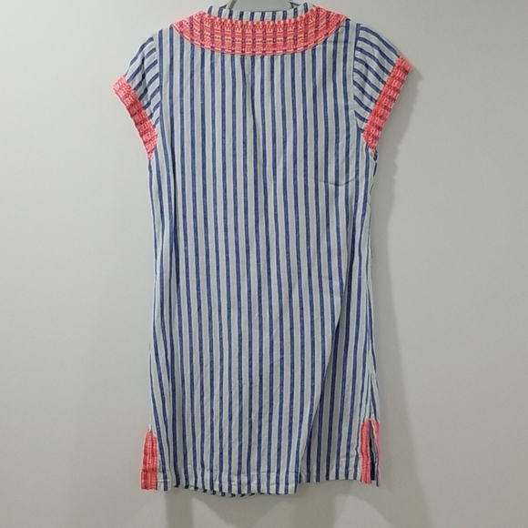 Boden Striped Linen Dress - Picture 5 of 7